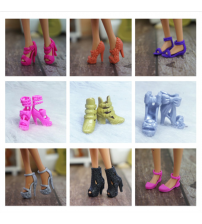 Набор из 10 случайных пар обуви для куклы