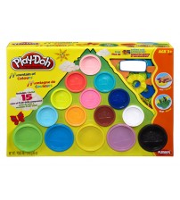 Набор пластилина 15 банок в коробке Play-Doh