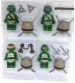 Набор из 4-х Лего фигурок Черепашки-Ниндзя