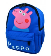 Голубой рюкзак с принтом Свинка Пеппа